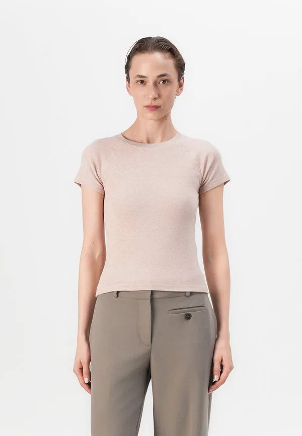 

Базовая футболка linn Samsøe Samsøe, Cameo Rose, Розовый, Базовая футболка linn Samsøe Samsøe, Cameo Rose