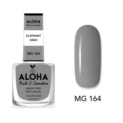

Лак для ногтей Magic Pro 15 мл - Mg 164 / Серый слон Aloha Nails & Cosmetics
