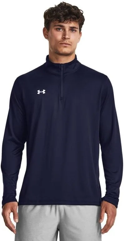 

Under Armour мужская футболка Team Tech 1/4 Zip Loose Royal Blue с длинным рукавом