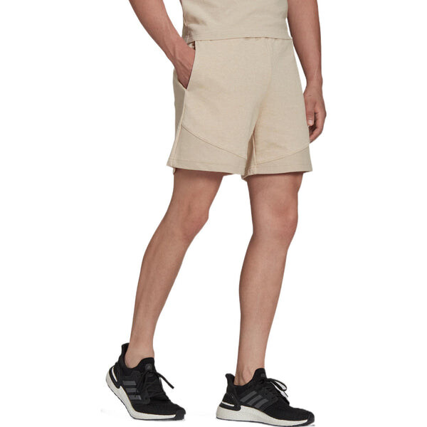 Шорты men's botandyed short solid color straight loose shorts light khaki Adidas, мультиколор — фото 2