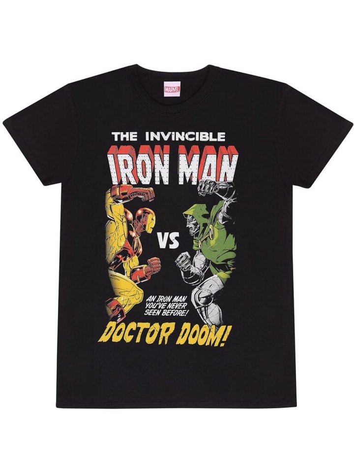 

Футболка vs. Doom T-Shirt черного цвета MARVEL Iron Man, Черный, Футболка vs. Doom T-Shirt черного цвета MARVEL Iron Man