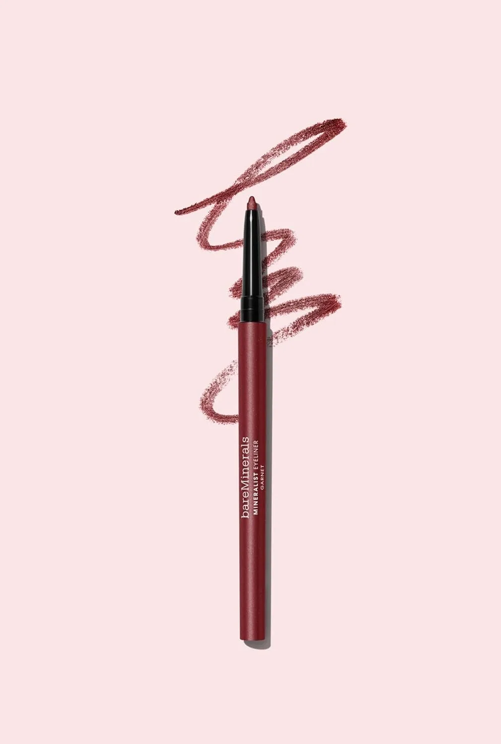bareMinerals Mineralist Lasting Eyeliner, водостойкая подводка для глаз на минеральной основе, стойкий цвет, не размазывается, не оставляет следов, выдвижной механизм, подходит для веганов. 0,28 г (1 шт.), Garnet — фото 4