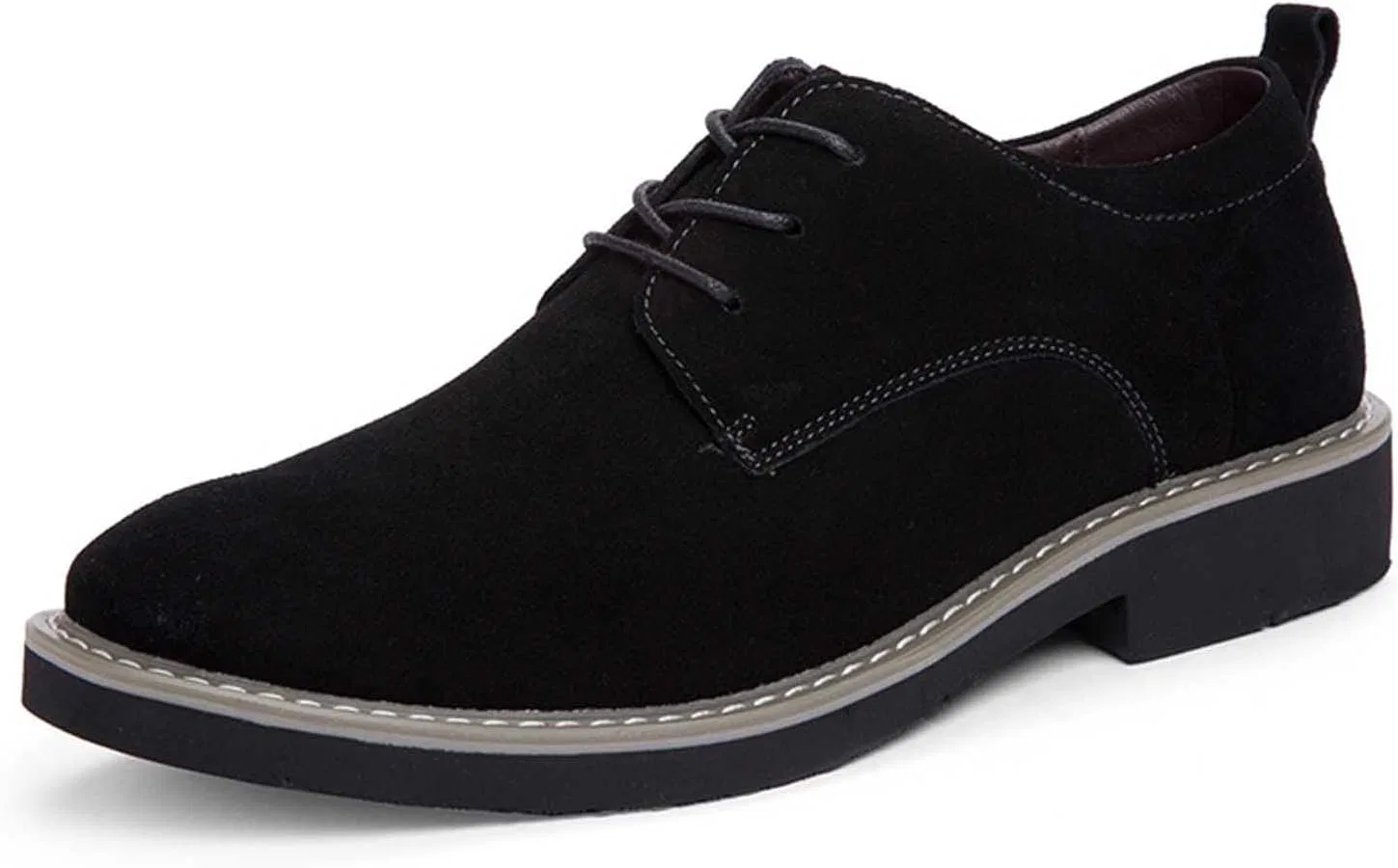 2026 Schuhe Herren Lässige Herren-Stiefeletten mit Schnürung, flache Schuhe, bequem, für den Alltag, langlebig, стильные ботинки для джинсов, die ganze Saison Generic, Schwarz