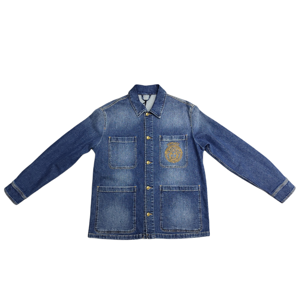 

VERSACE Джинсовая куртка мужская синяя, Blue