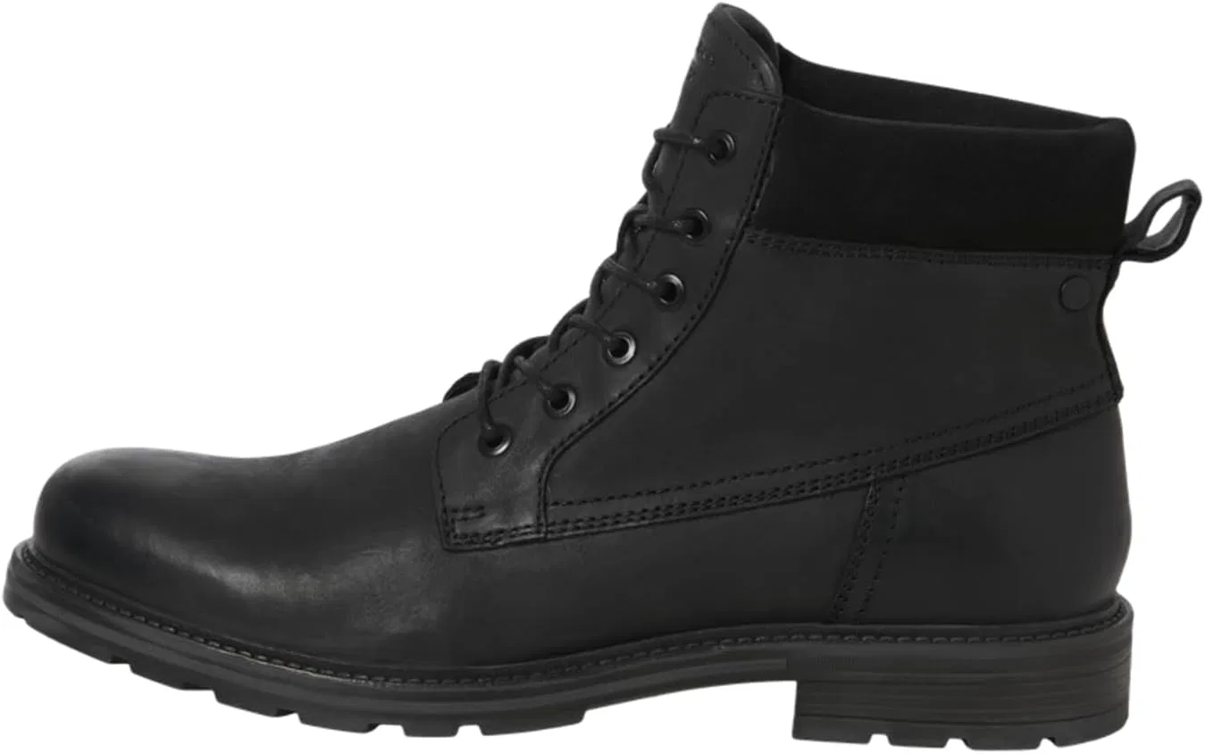 Мужские кожаные ботинки JACK & JONES Jfwcranfield, Black