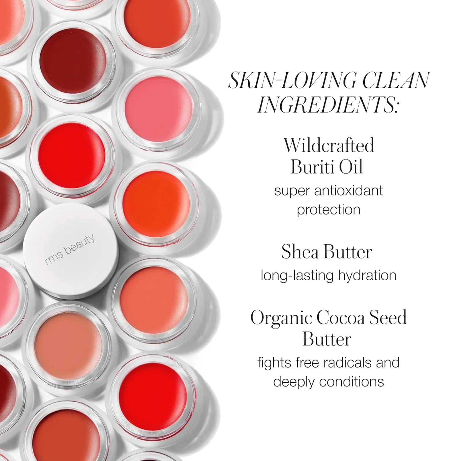 RMS Beauty Lip2Cheek - органический многофункциональный крем для макияжа, тонирует кожу, как румяна, тинт для губ и щек, помада - Illusive (5 г) 4.82 г (1 шт.), Illusive — фото 4