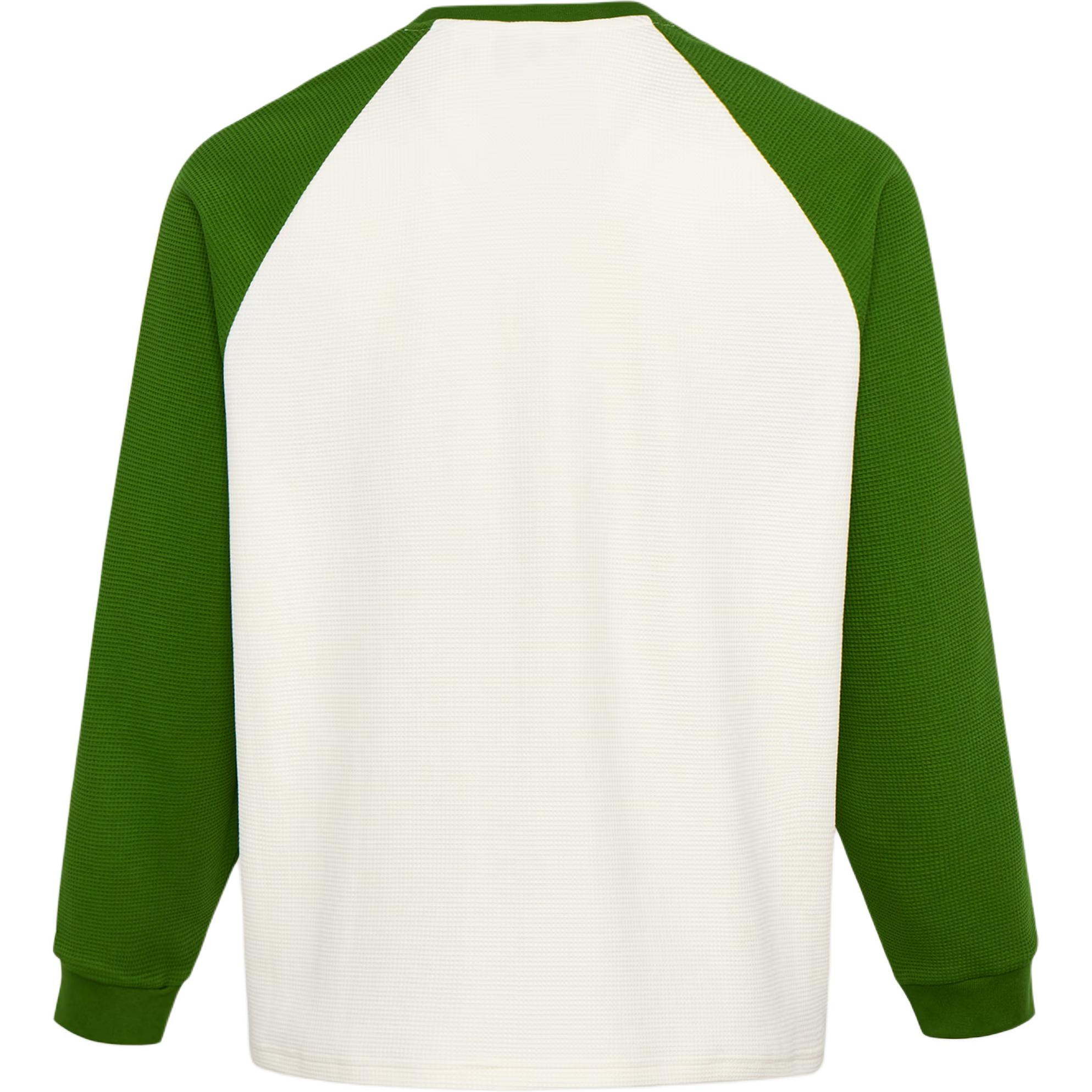 Футболка с длинным рукавом LS Unisex Adidas Originals, jade белый/acid оранжевый зеленый — фото 2