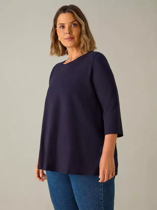 

Топ Live Unlimited Curve Cotton Slub Swing, синий