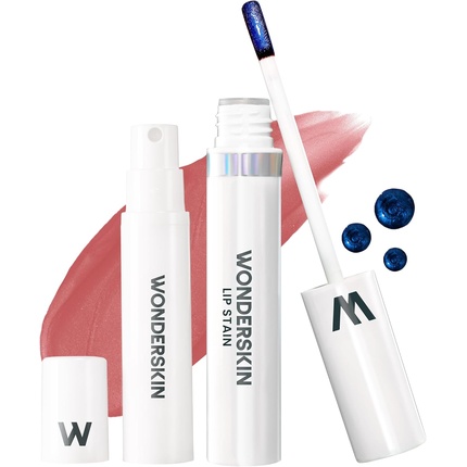 

Wonder Blading Peel and Reveal Lip Stain Transfer Proof Lip Tint Стойкий водостойкий матовый макияж для губ Nude Whimsical Wonderskin