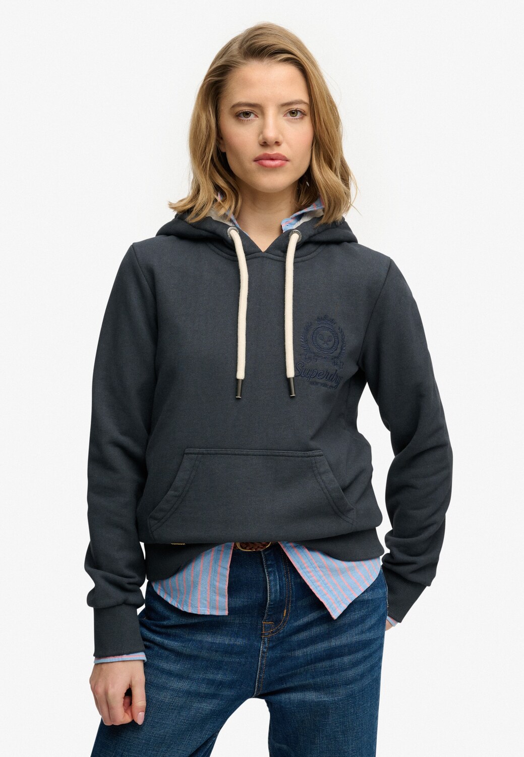 

Superdry & Co Толстовка в цвете Marine Blue, Синий, Superdry & Co Толстовка в цвете Marine Blue