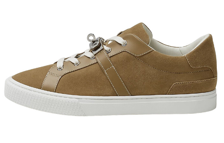 

Кроссовки Hermes, светло-коричневые, Коричневый, Кроссовки Hermes, светло-коричневые