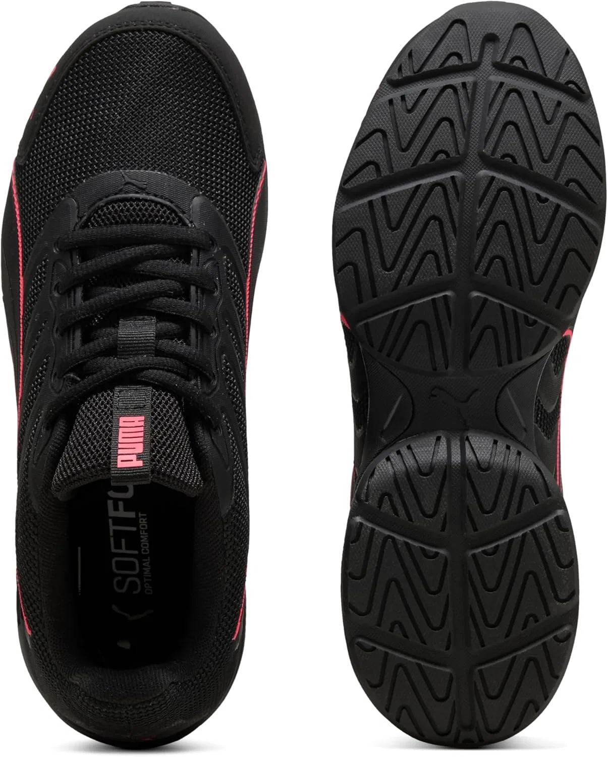 Кроссовки для бега Puma Unisex Electro Street, Puma Black Pure Pink — фото 4