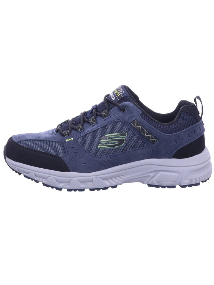Низкие кроссовки Skechers OAK CANYON, цвет navy/lime — фото 2