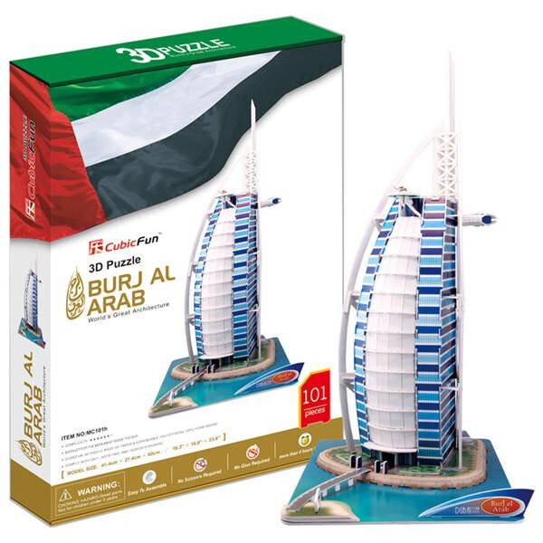 

Пазл Cubic Fun, Burjal Arab 3D