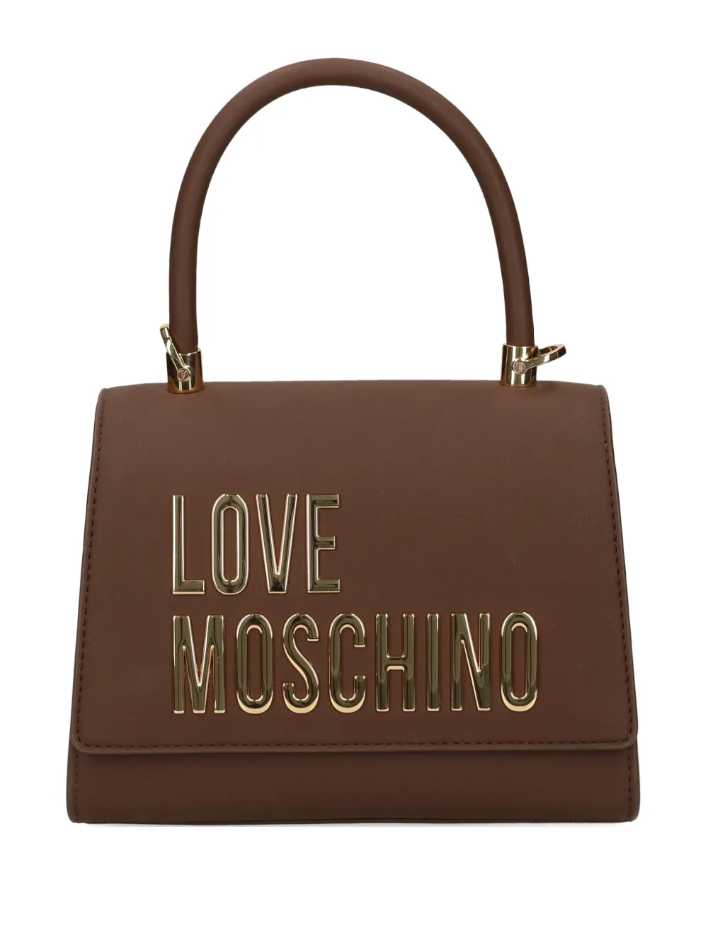 

Сумка-тоут с логотипом Love Moschino, коричневый
