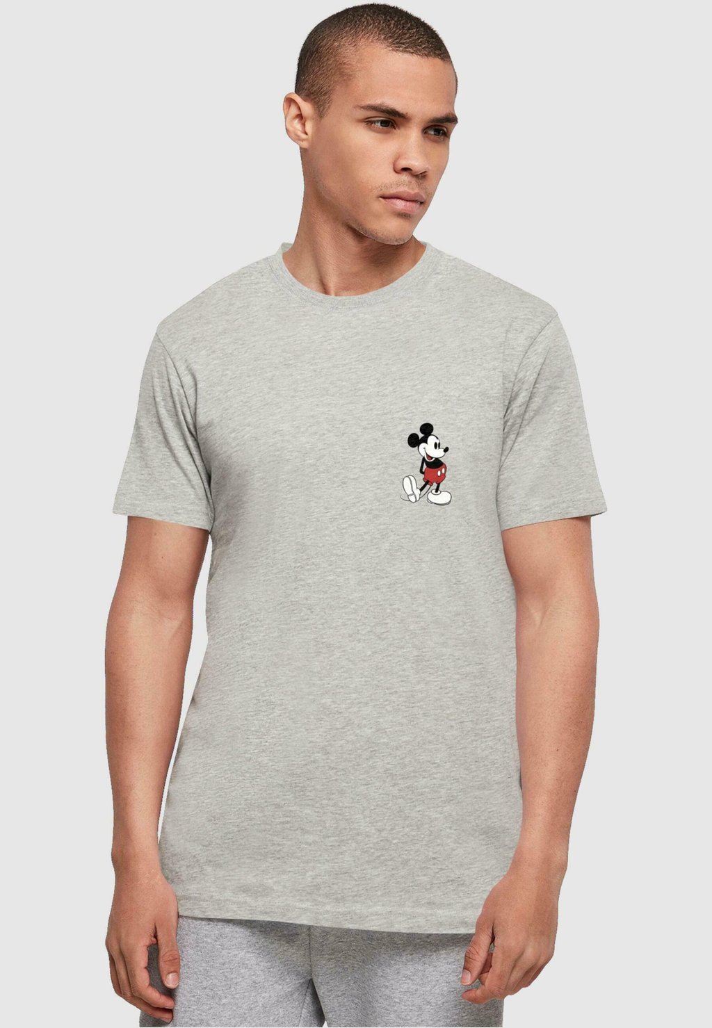 

Футболка с принтом MICKEY MOUSE KICKIN RETRO ABSOLUTE CULT, цвет heather grey