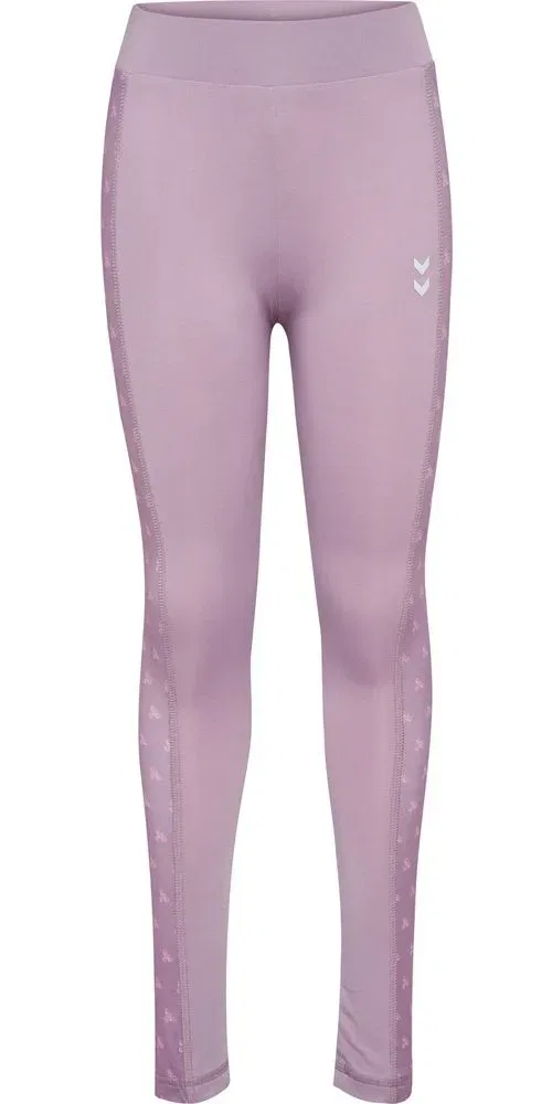 Леггинсы Mix Mid Waist Tights Hummel, лиловый