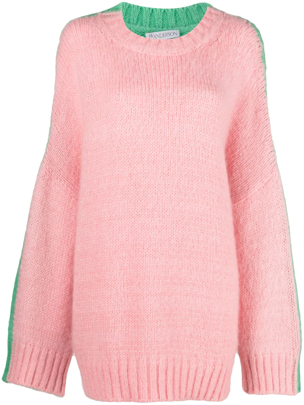 

Джемпер в стиле колор-блок JW ANDERSON, розовый