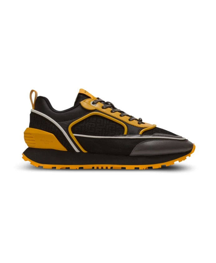

Кроссовки Racer из нейлона и кожи Balmain, черный