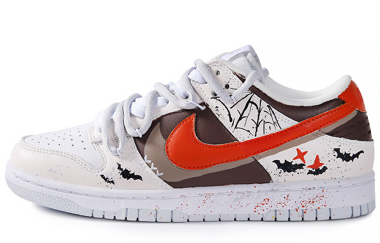 

Кроссовки Nike Dunk Skateboarding Shoes Men Low-top White/red/brown, слоновая кость, Бежевый, Кроссовки Nike Dunk Skateboarding Shoes Men Low-top White/red/brown, слоновая кость