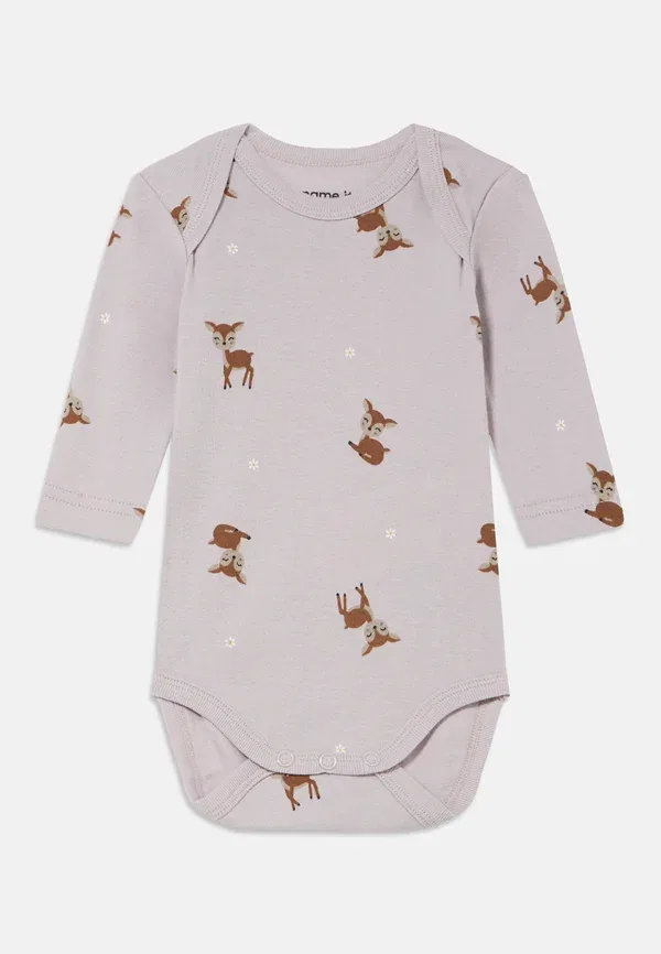 Боди Name It Nbfbody deer 3 pack, сиреневый — фото 3