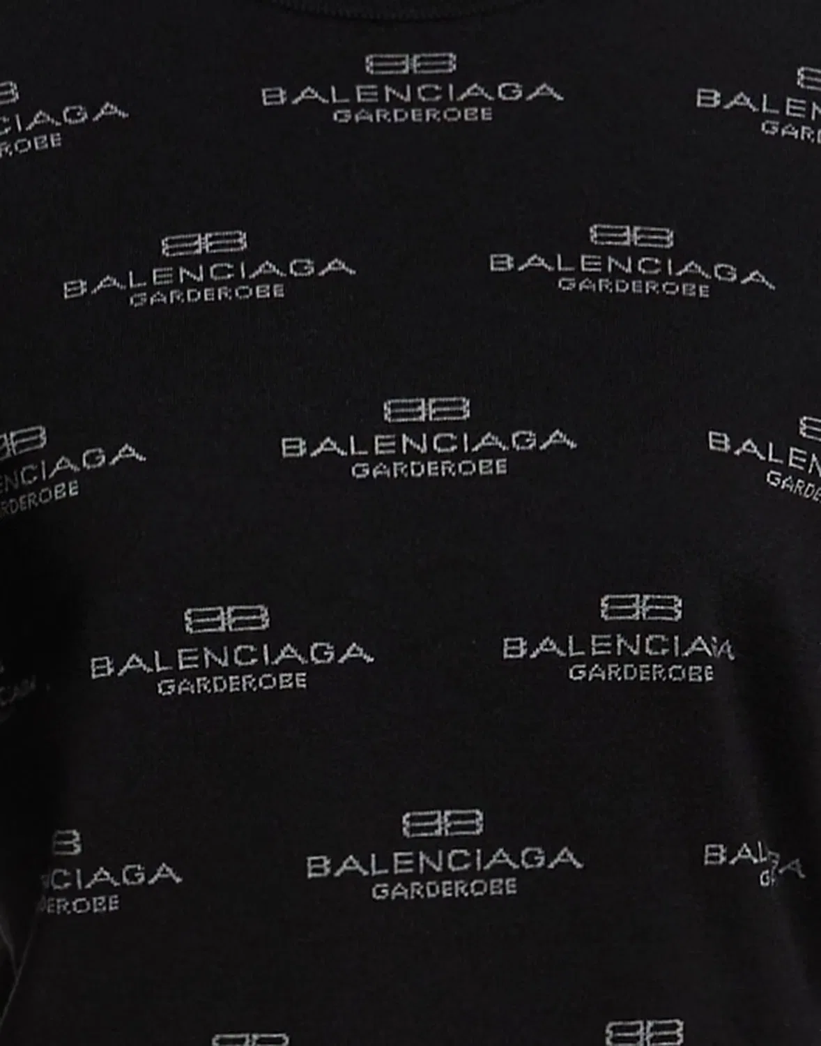 Свитер с принтом Balenciaga черный — фото 4