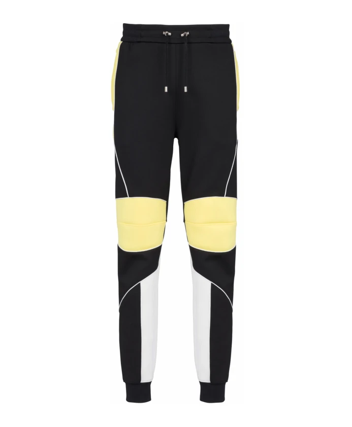 

Спортивные штаны с неопреновыми вставками Balmain, черный