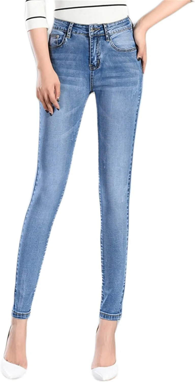 

Женские зимние джинсы Andongnywell утепленные с флисом