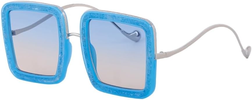 

Крупные солнцезащитные очки с кристаллами для женщин, солнцезащитные очки с бриллиантами, защита от УФ-излучения UV400, солнцезащитные очки со стразами generic, C6 Blue Yellow