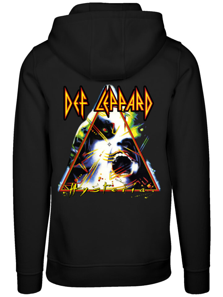 

Пуловер F4NT4STIC Hoodie Def Leppard Hysteria, черный