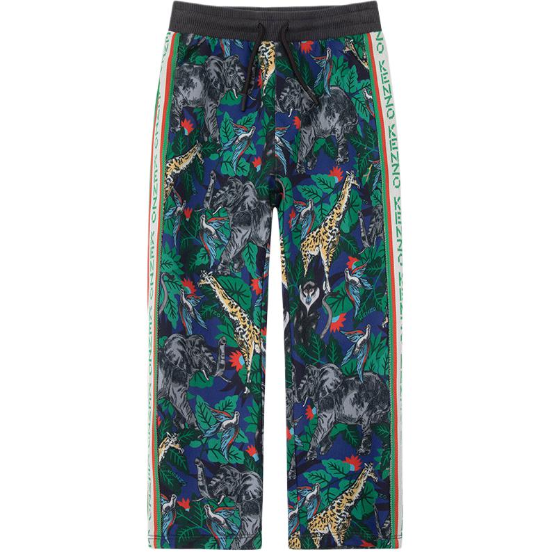 

KENZO Детские вязаные спортивные штаны FW22 Green