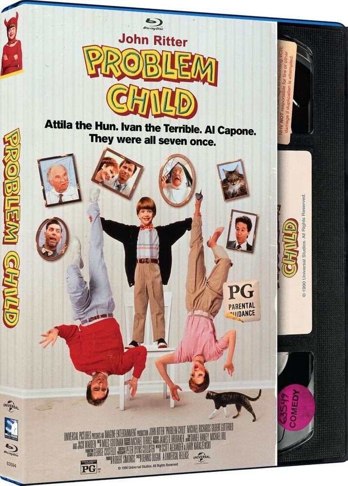 

Диск Blu-ray Problem Child [1990] (Retro VHS Cover)