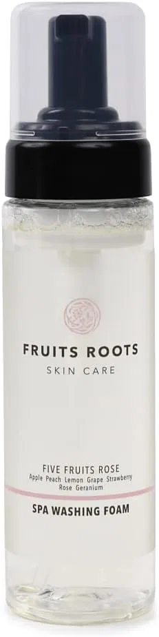Пенка для умывания Fruits Roots, органическая, 200 мл, аромат розы и герани