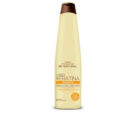 

Be Natural Lisso Keratin Шампунь для прямых и блестящих волос 350мл, Placenta Life