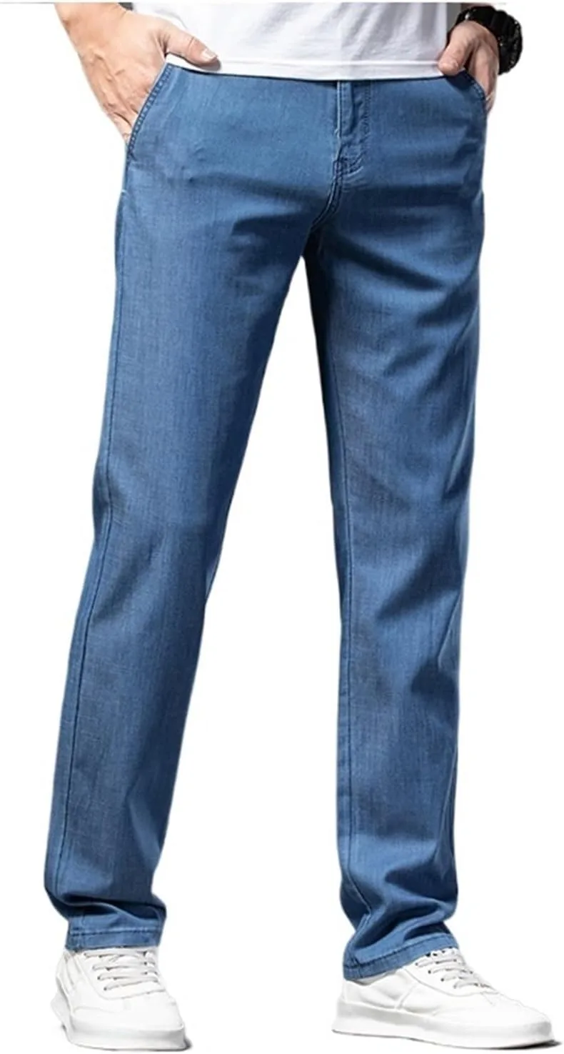 

Джинсы мужские с эластичным поясом SIDUFHAOPKLL