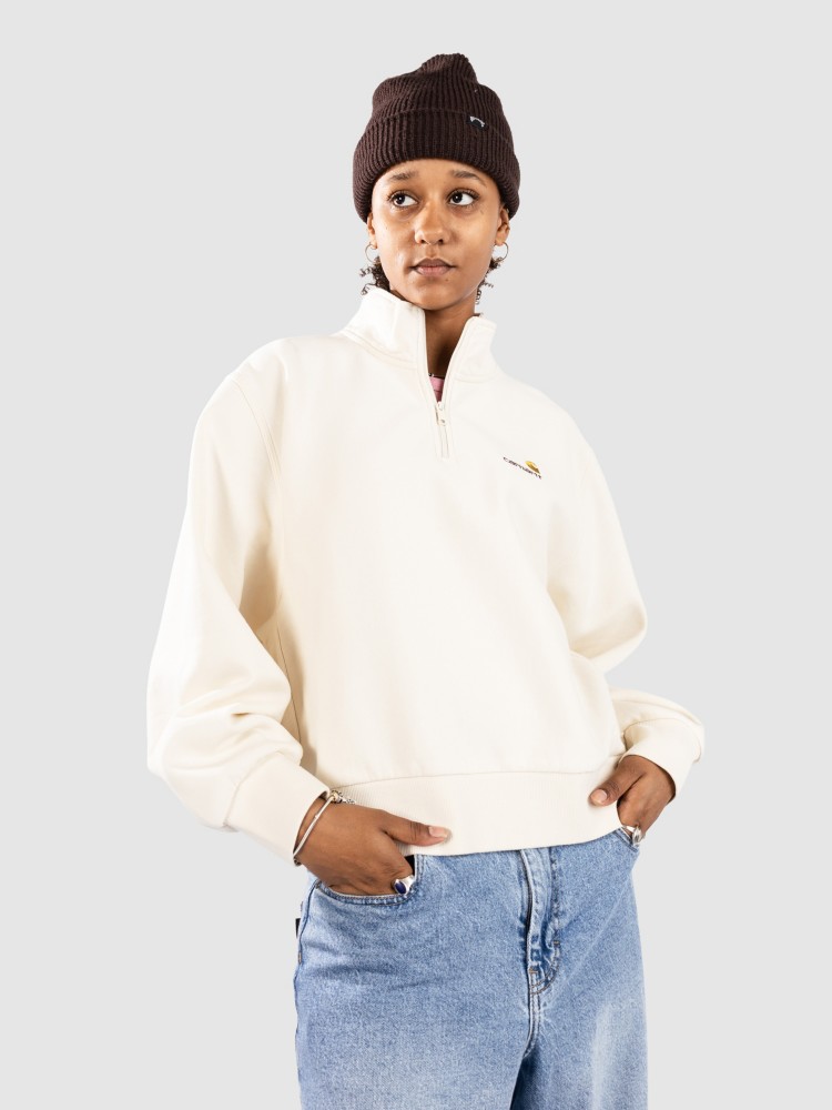 

Свитер Carhartt WIP American Scr. High Neck Swt Half-Zip Sweater, natural