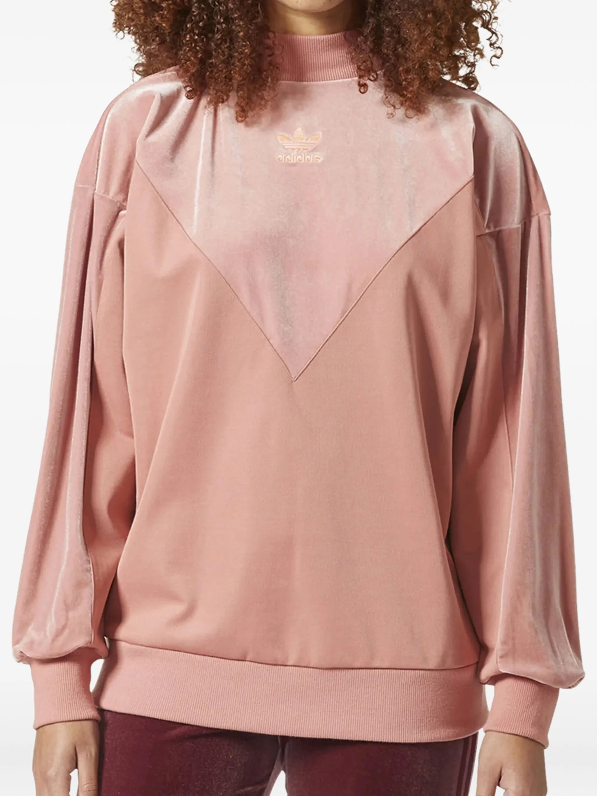 

Толстовка Velvet Vibes Adidas, розовый