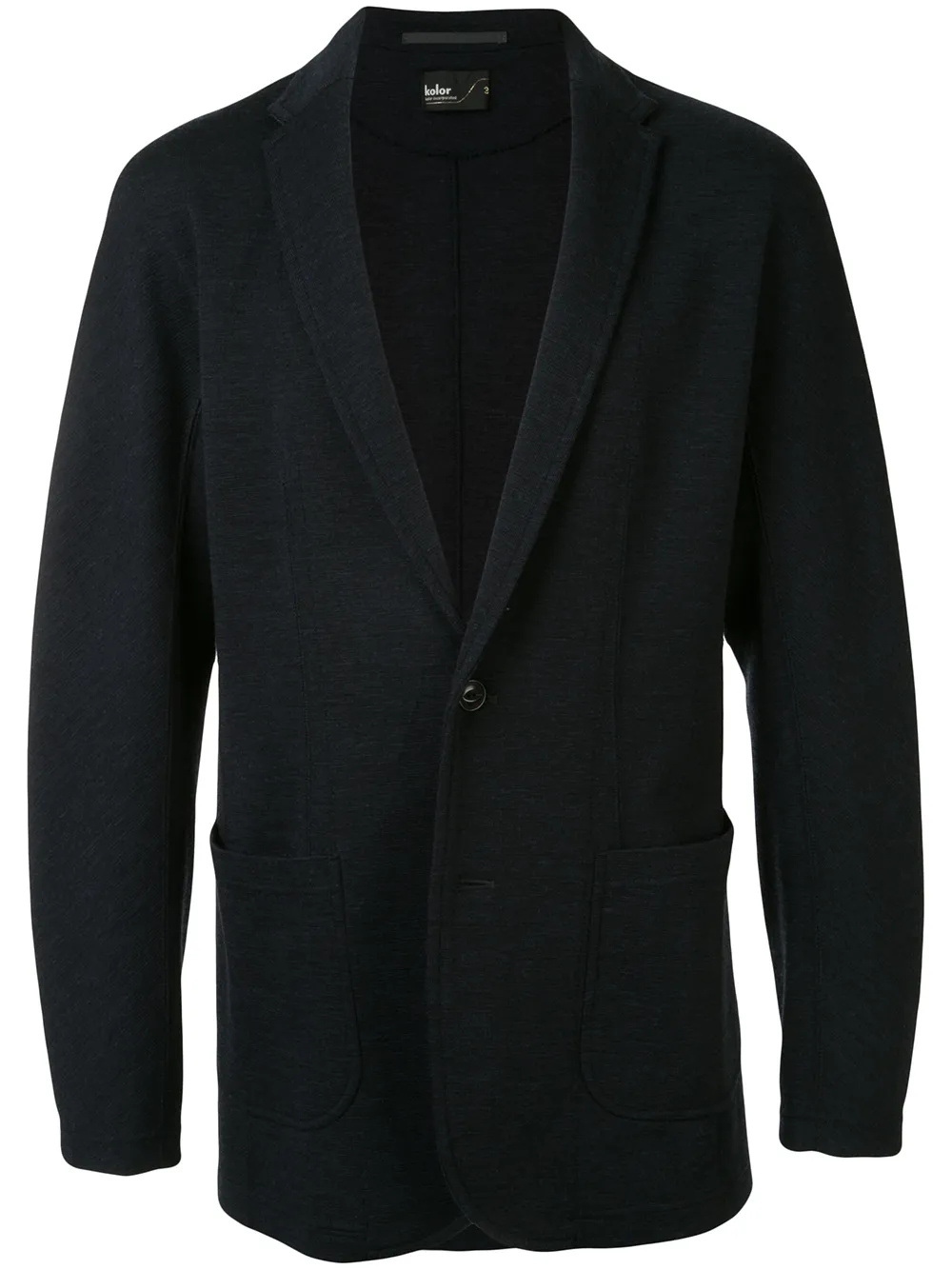 

Трикотажный однобортный пиджак Kolor, синий