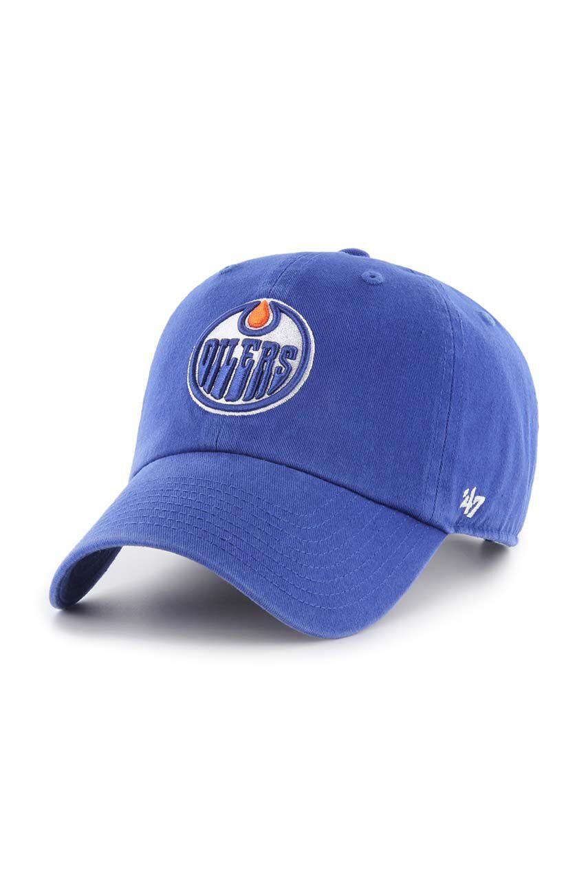 

Хлопковая бейсболка NHL Edmonton Oilers 47 бренда NHL 47 Brand, фиолетовый