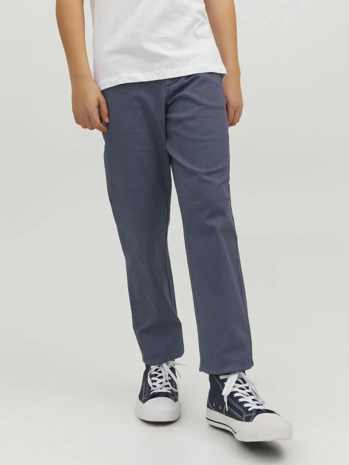 Чино джоггеры JACK & JONES Junior, navy blazer — фото 3