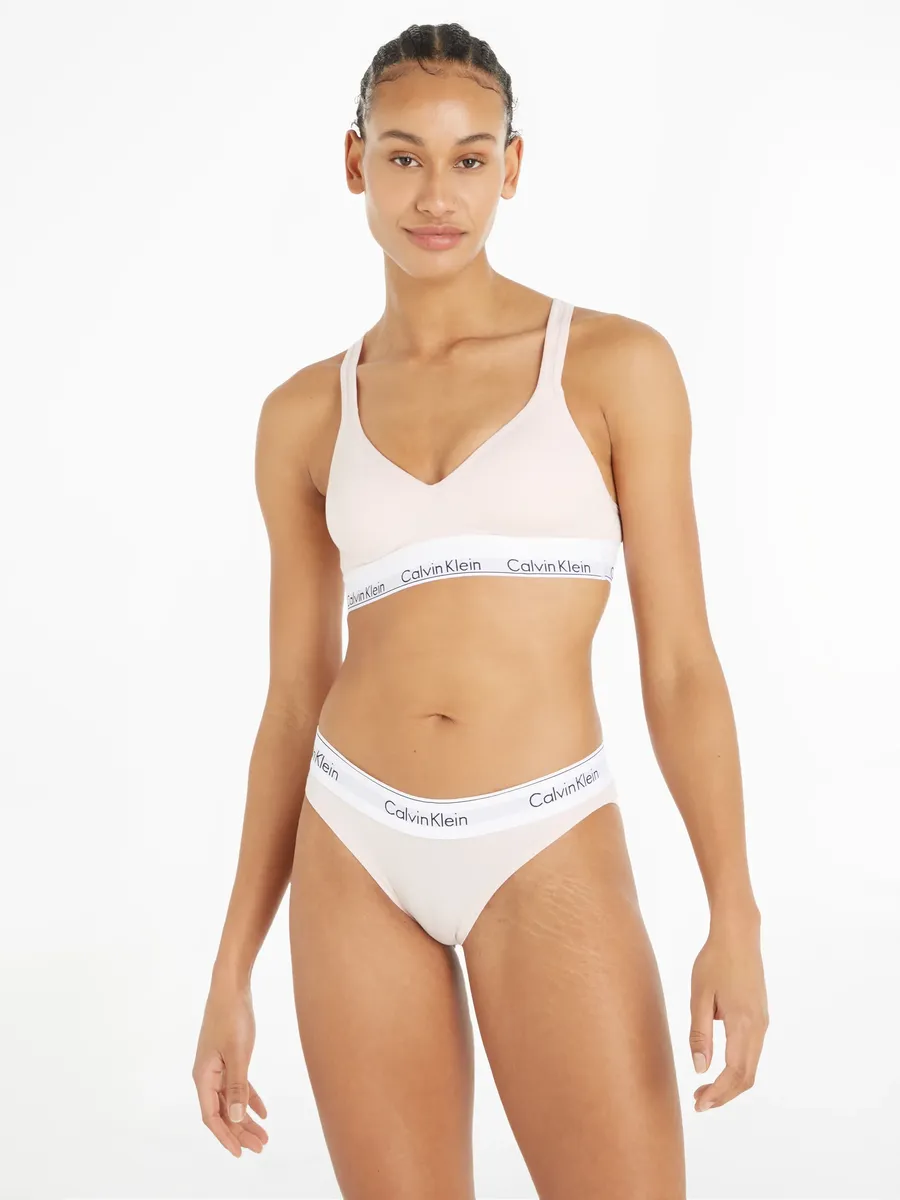 

Бюстгальтер без косточек Calvin Klein Underwear с логотипом Calvin Klein на поясе, розовый