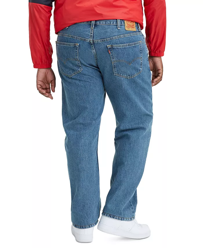 Мужские джинсы Big & Tall 505 Original-Fit Non-Stretch Levi's, синий — фото 2