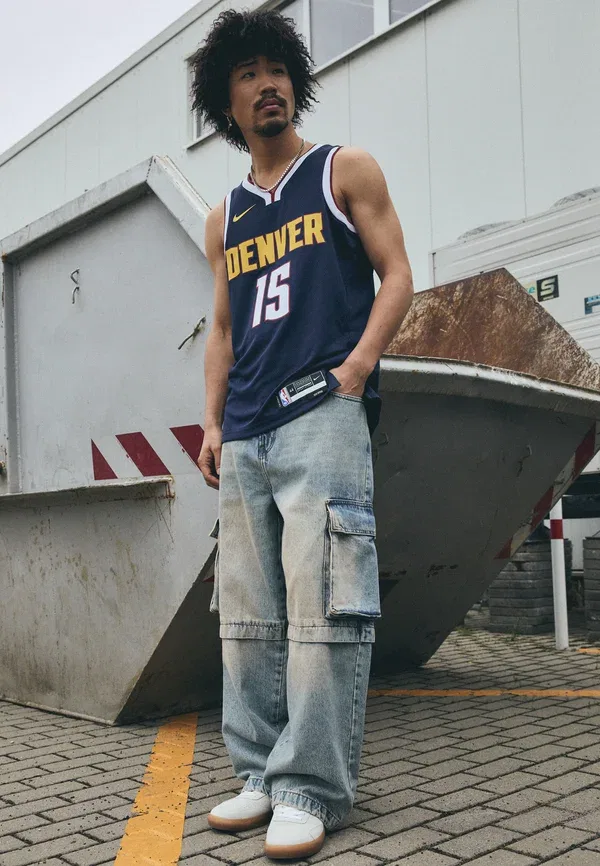 Футболка Nike Performance NBA Denver Nuggets Nikola Jokic Icon Swingman Club Wear, темно-синий — фото 2