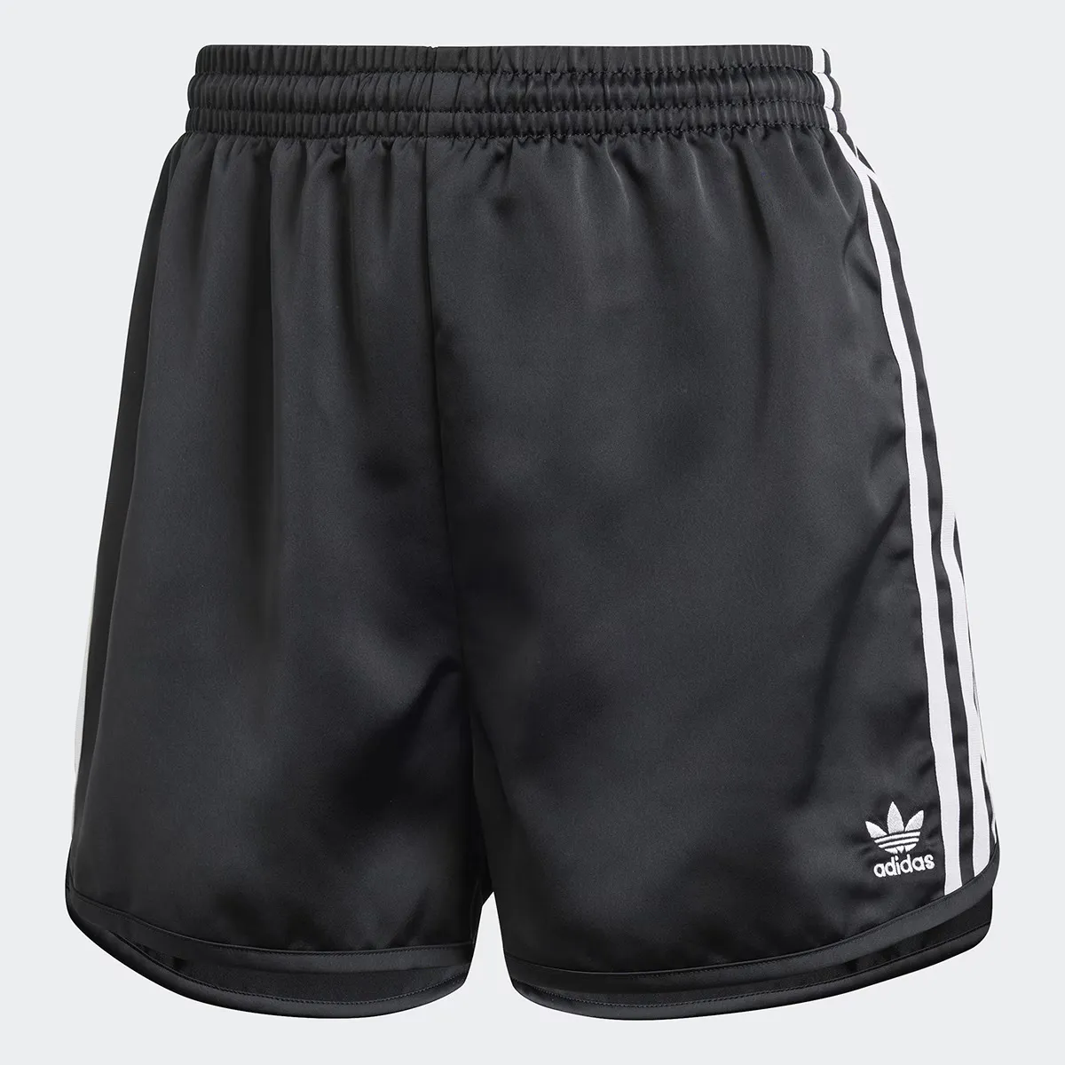 

Женские атласные шорты Sprint Adidas Originals, черный/белый