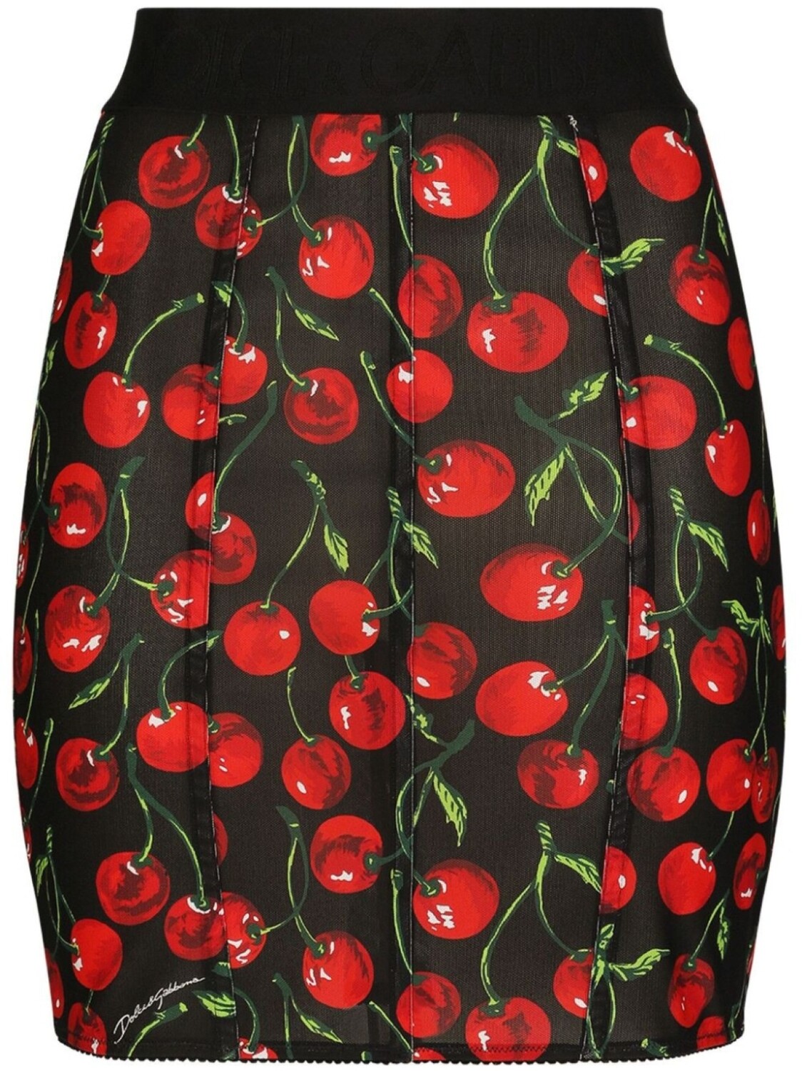 

Dolce & Gabbana мини-юбка с завышенной талией и принтом пейсли, черный