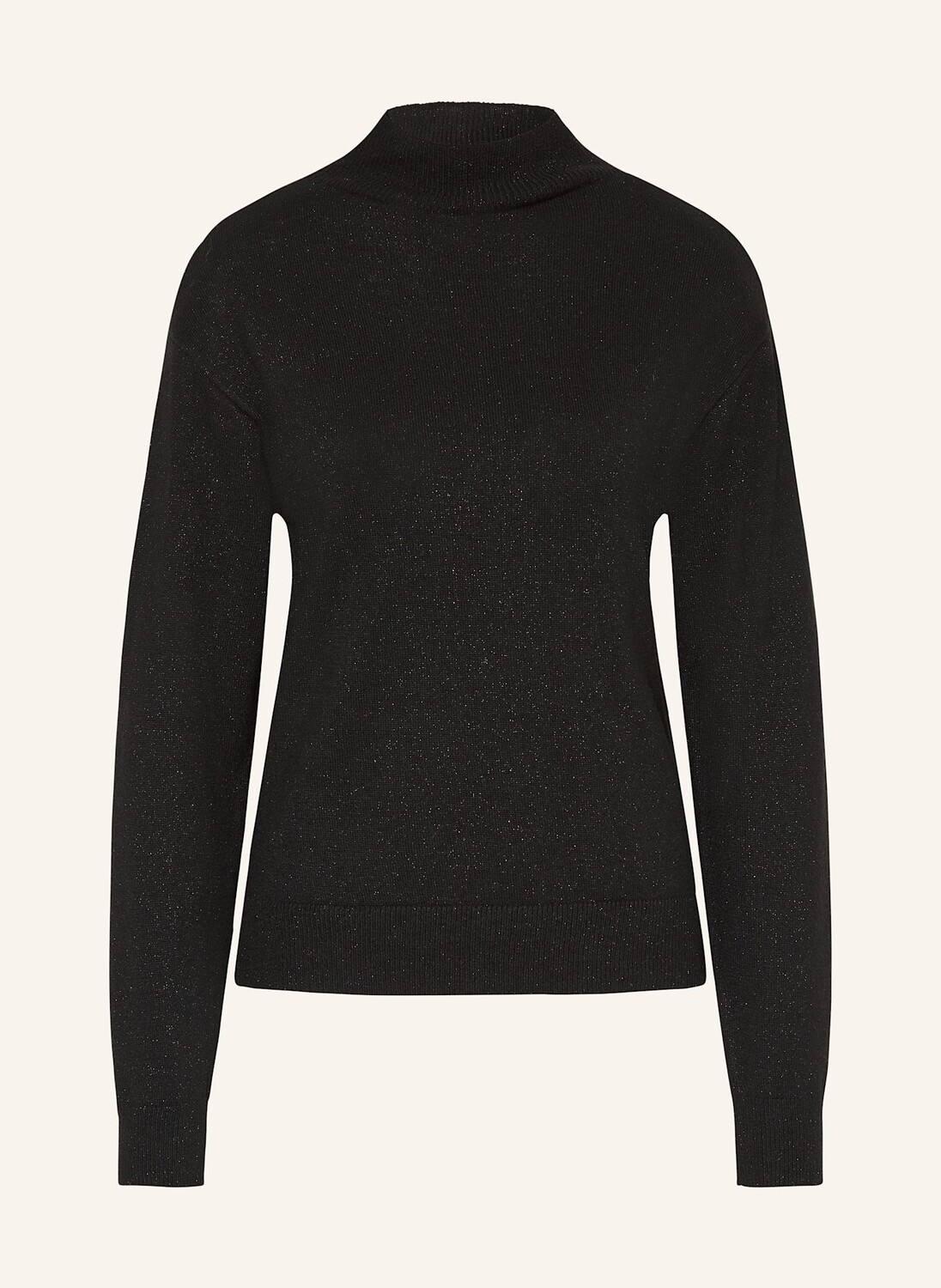 

Свитер из блестящей пряжи Armani Exchange, черный