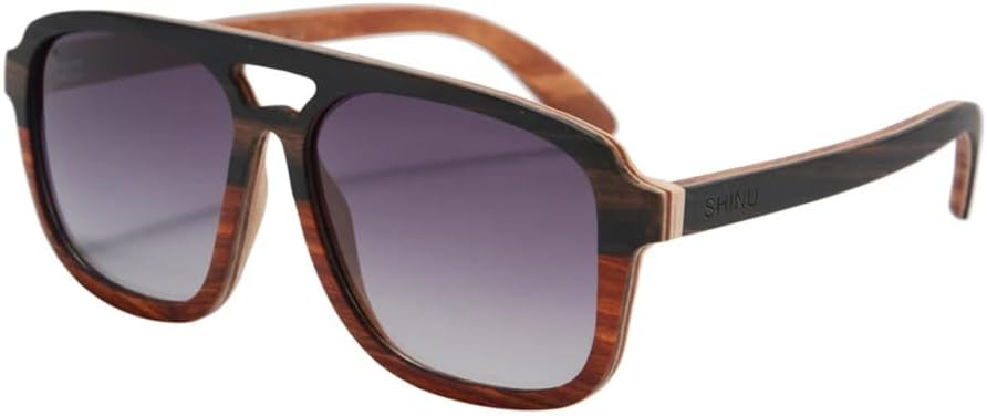 

Деревянные солнцезащитные очки для мужчин, поляризованные солнцезащитные очки, большие солнцезащитные очки для мужчин, солнцезащитные очки из черного дерева HDUBFY, Down Sandalwood