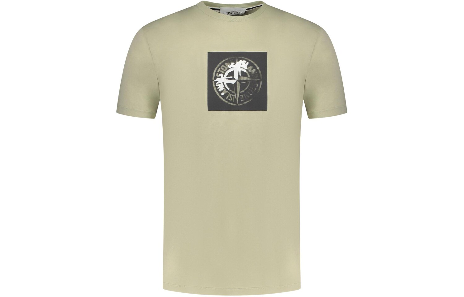 

Футболка мужская зеленая Stone Island, зеленый