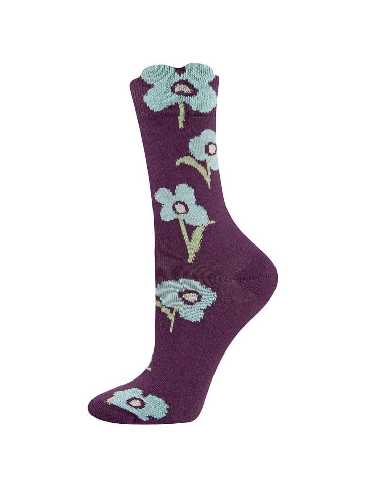 

Носки ewers Socken GOTS Blumen,
