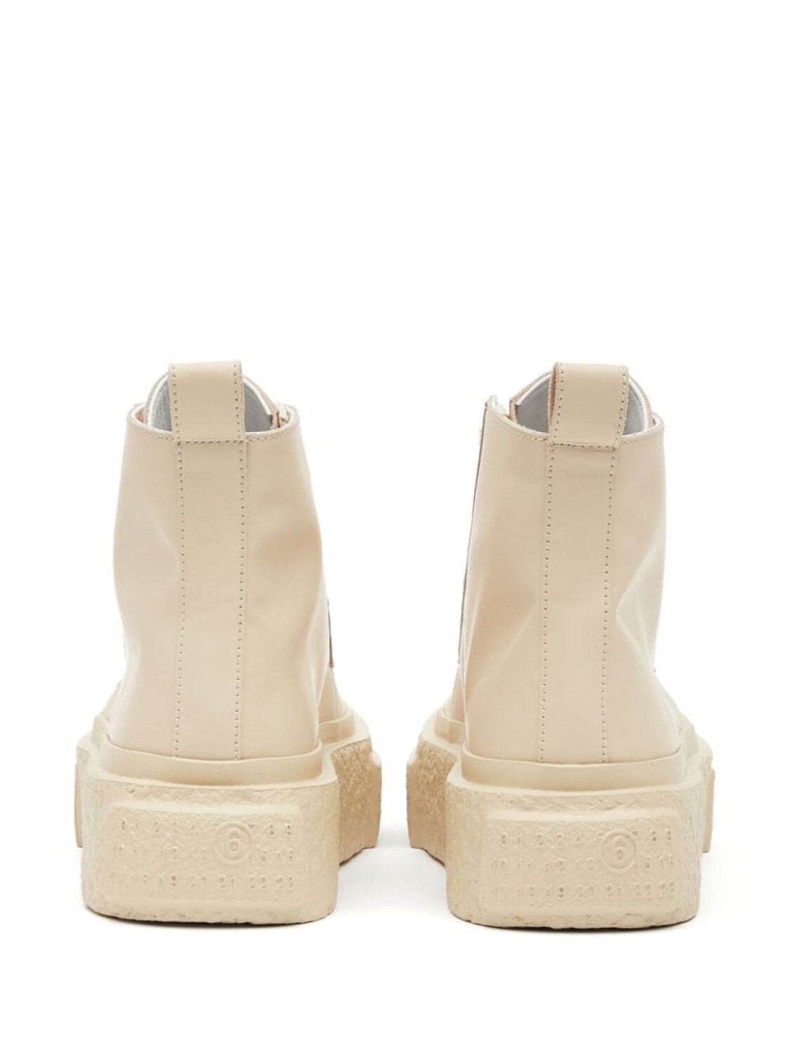 MM6 Maison Margiela кроссовки на шнуровке, нейтральный цвет — фото 3